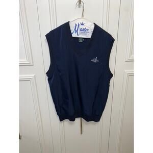 Monterey Classic Men's‎ Jekyll Island Windbreaker Golf Vest Blue Size Medium